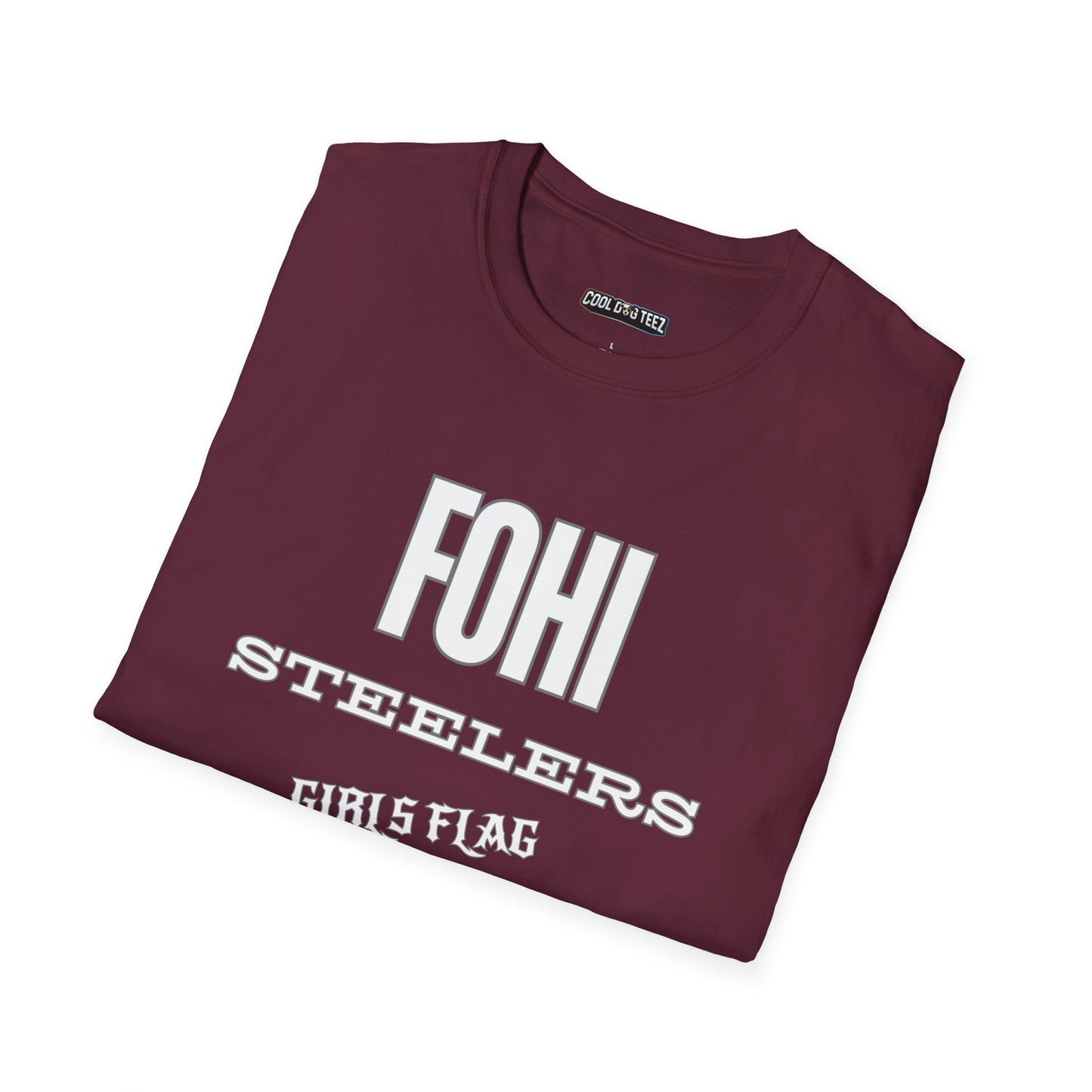 Fohi Girls Flag Football T-Shirt - Cool Dog Teez LLC