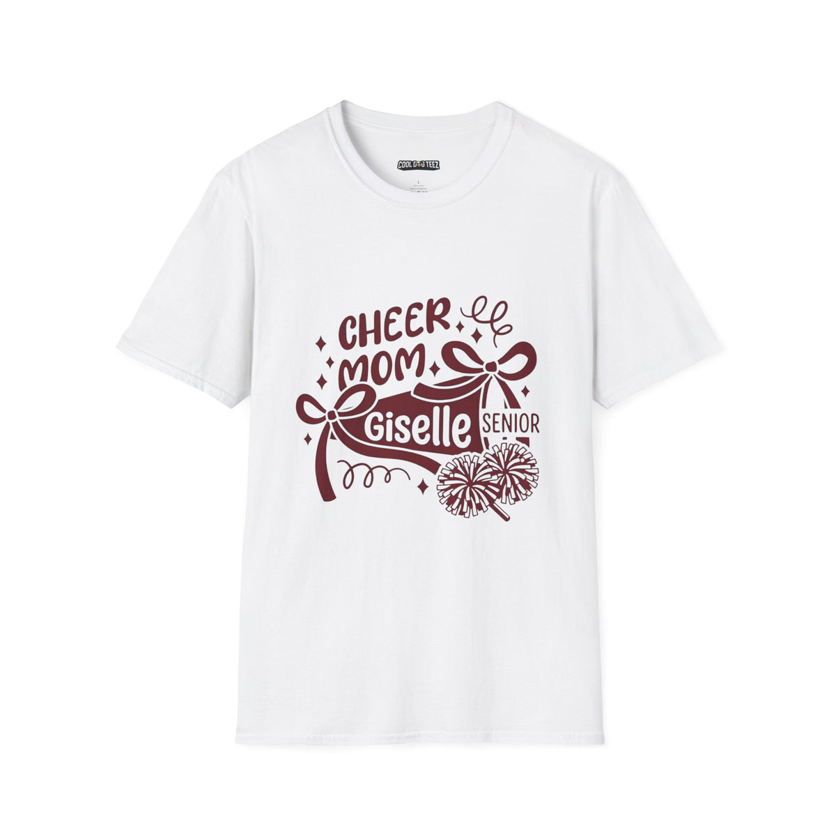 Personalized Cheer Mom T-Shirt – Custom Name