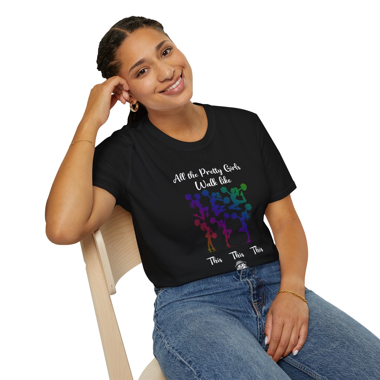 Fohi Cheer Pretty Girls T-Shirt