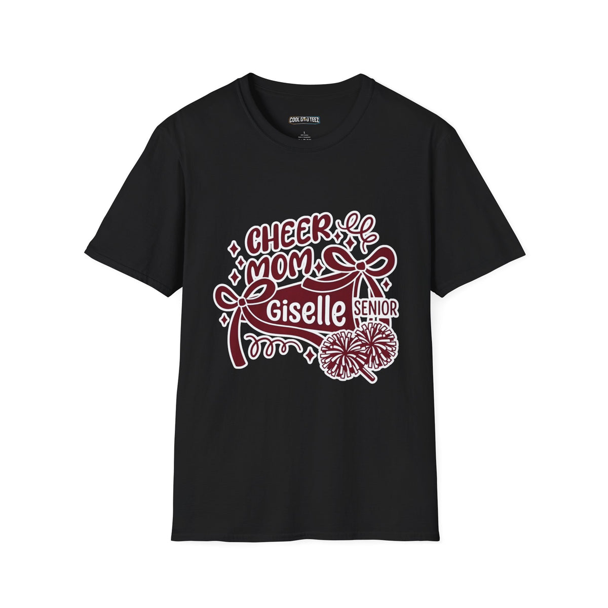 Personalized Cheer Mom T-Shirt – Custom Name