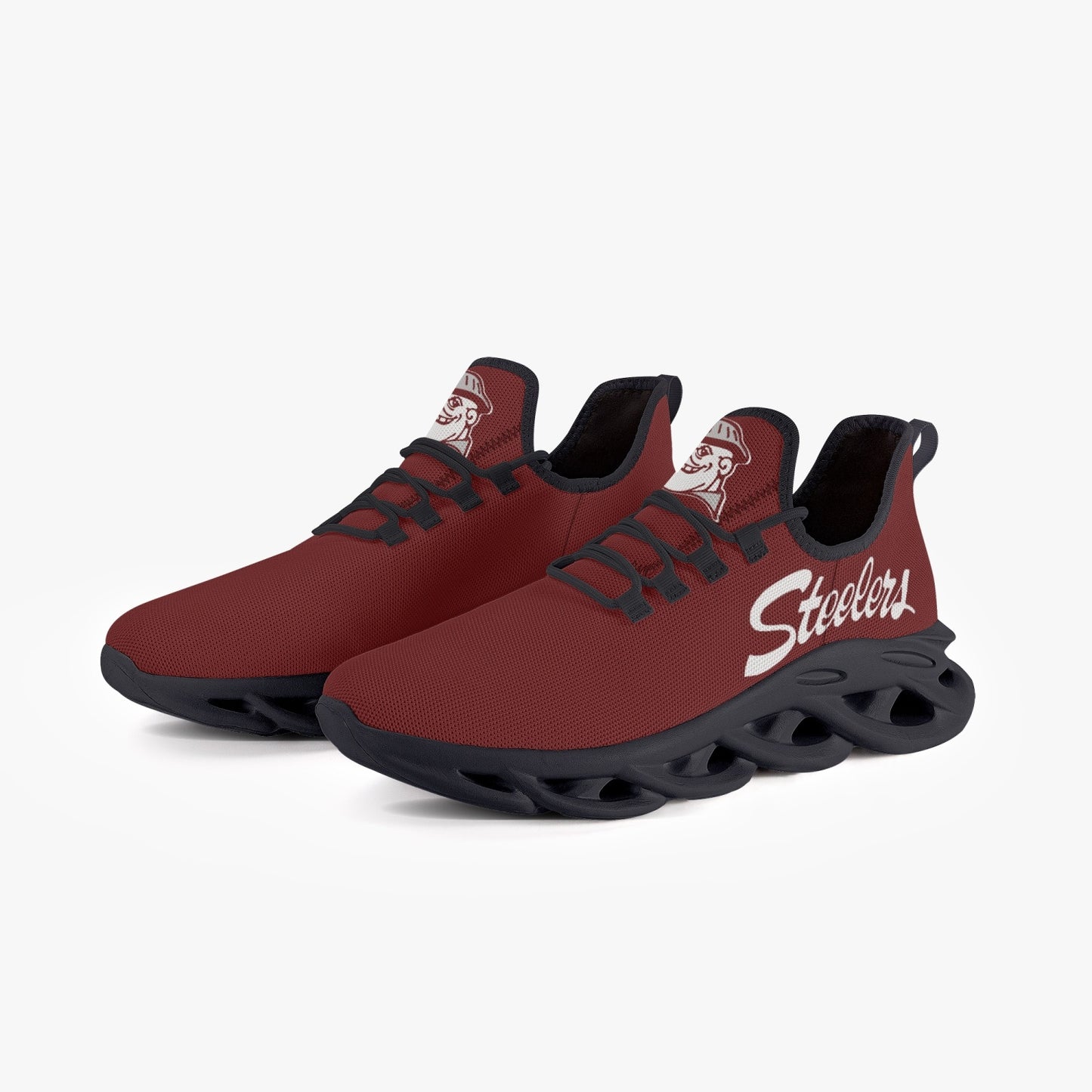 FoHi Bounce Mesh Knit Sneakers - Black