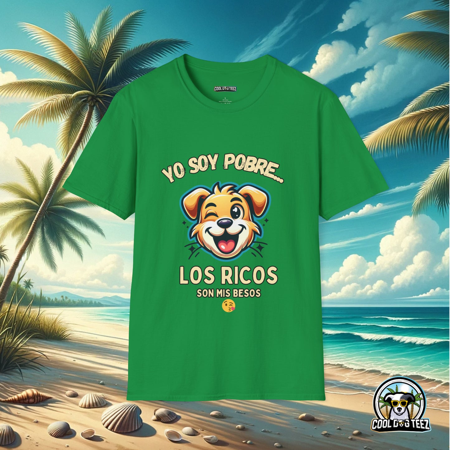 Rich in Love Tee: Besos Edition T-Shirt - Cool Dog Teez LLC