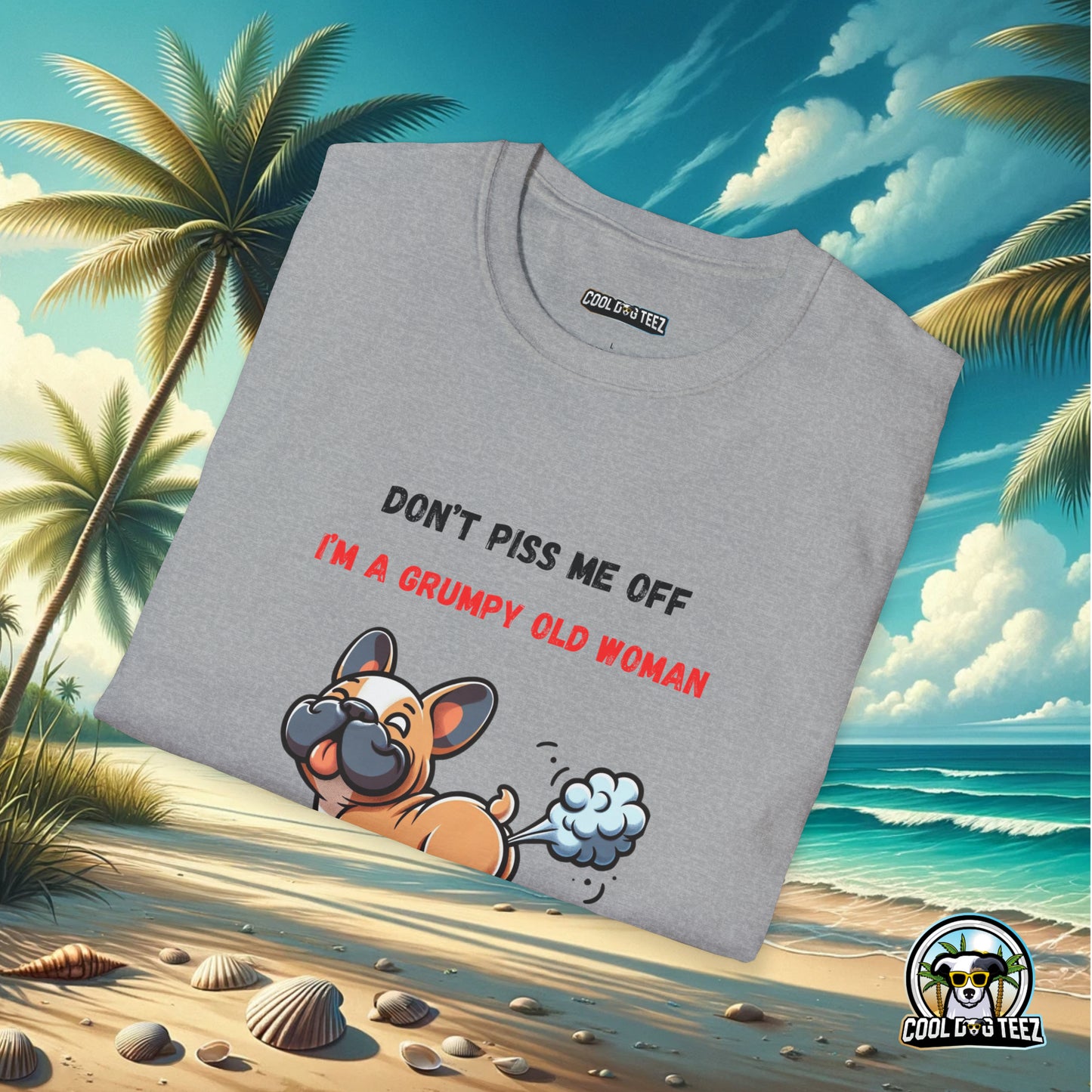 Grumpy Queen Rules T-Shirt - Cool Dog Teez LLC