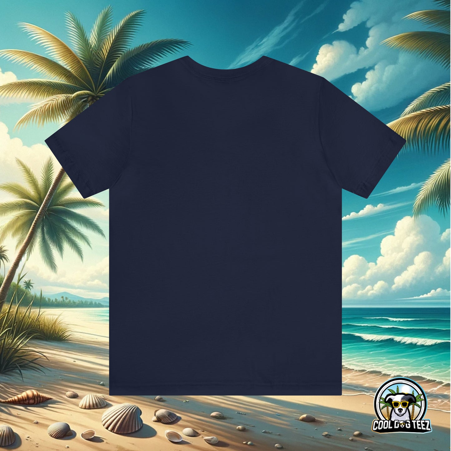 Cool Dog Teez: Tropical Vibes Sunglasses Dog T-Shirt - Cool Dog Teez LLC