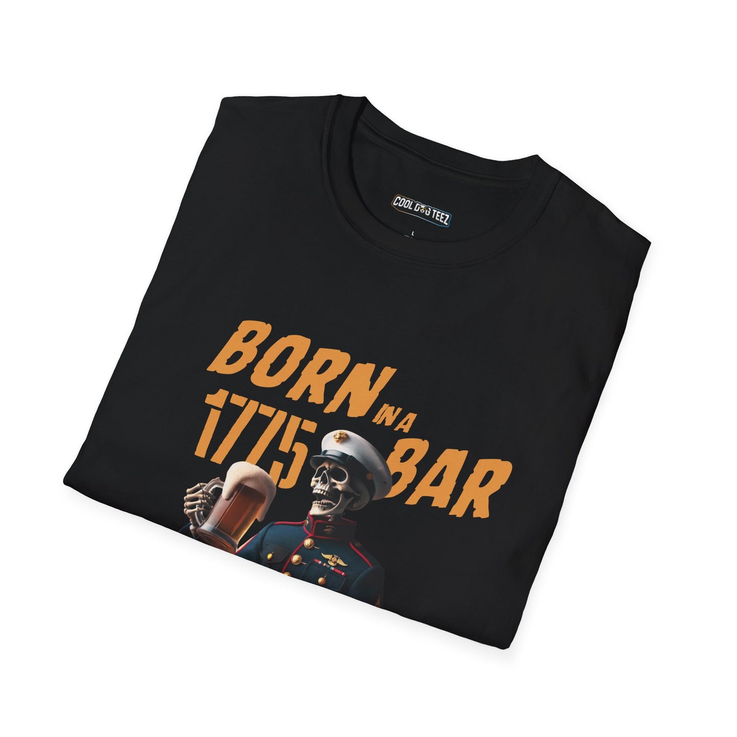 Born in a Bar T-Shirt - USMC Tribute