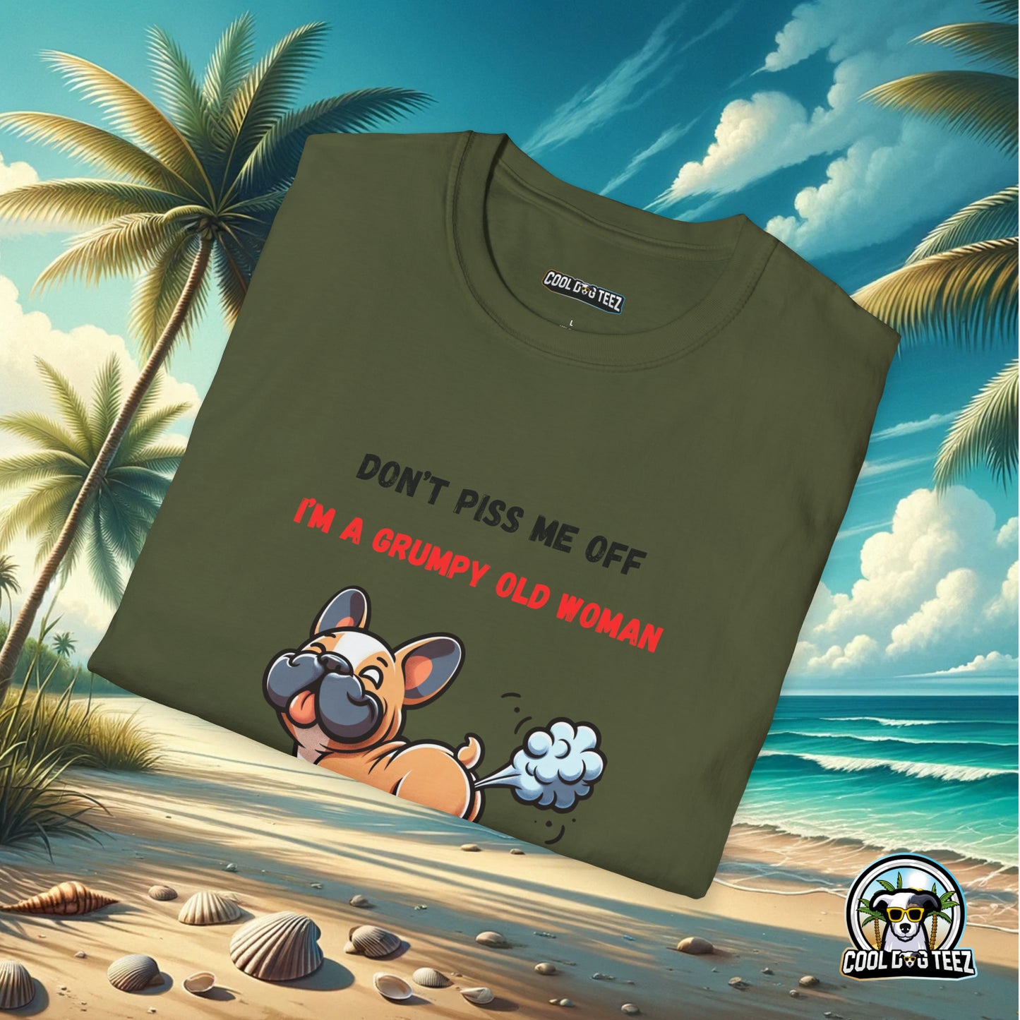 Grumpy Queen Rules T-Shirt - Cool Dog Teez LLC