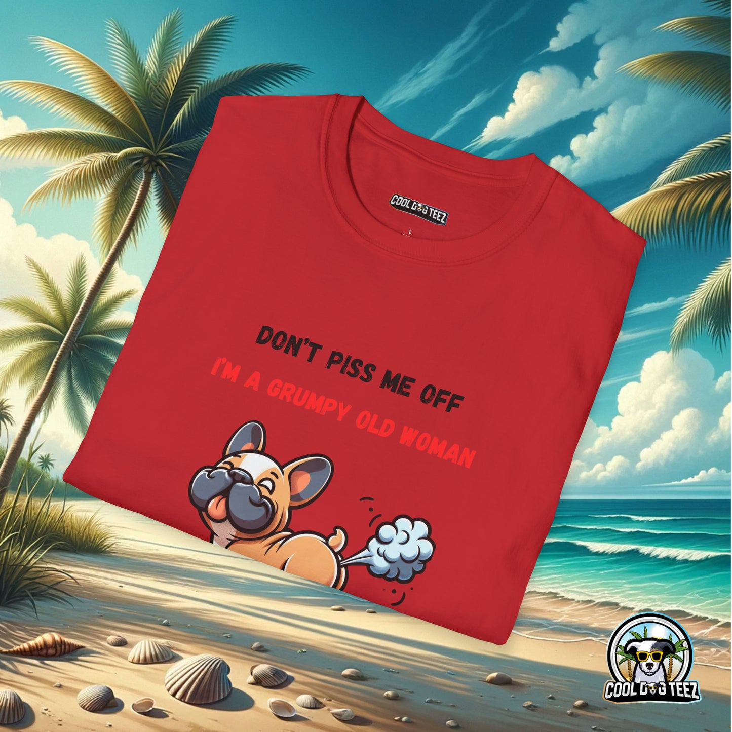 Grumpy Queen Rules T-Shirt - Cool Dog Teez LLC