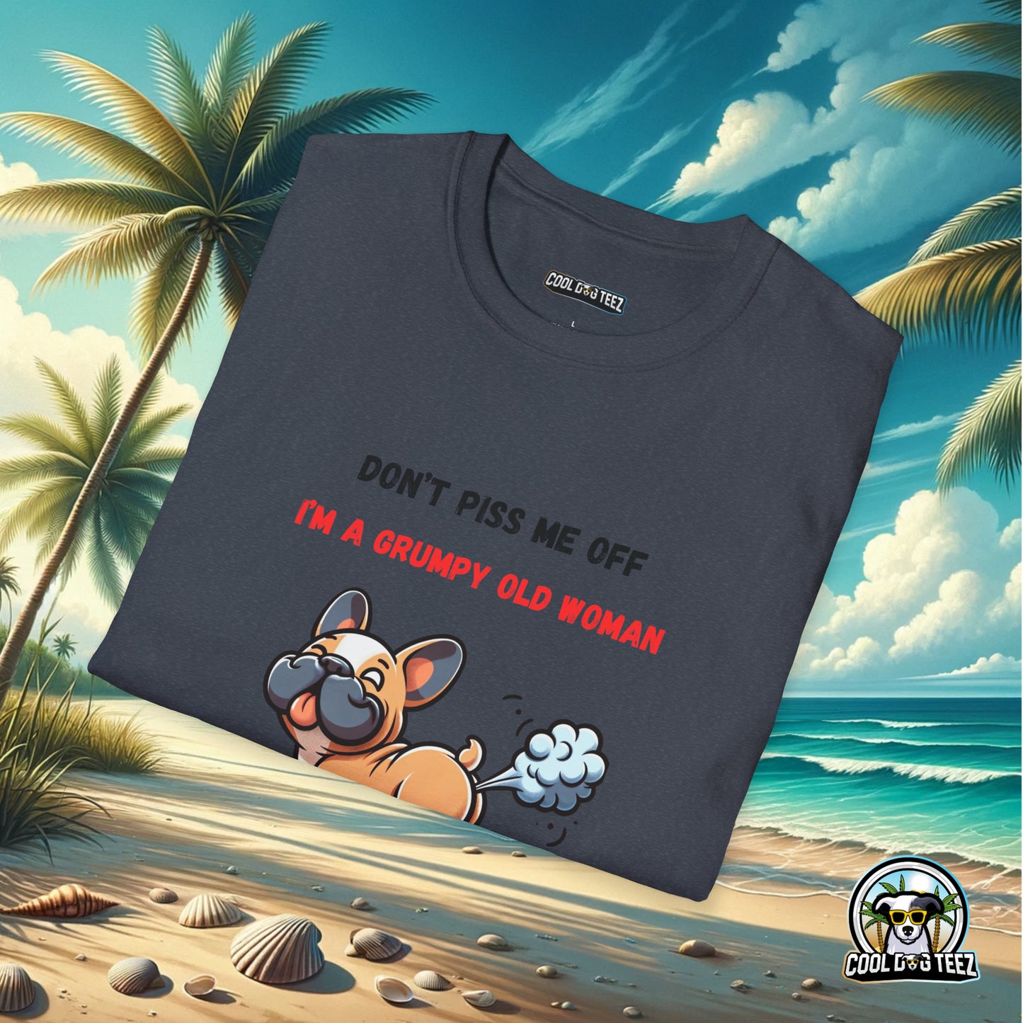Grumpy Queen Rules T-Shirt - Cool Dog Teez LLC