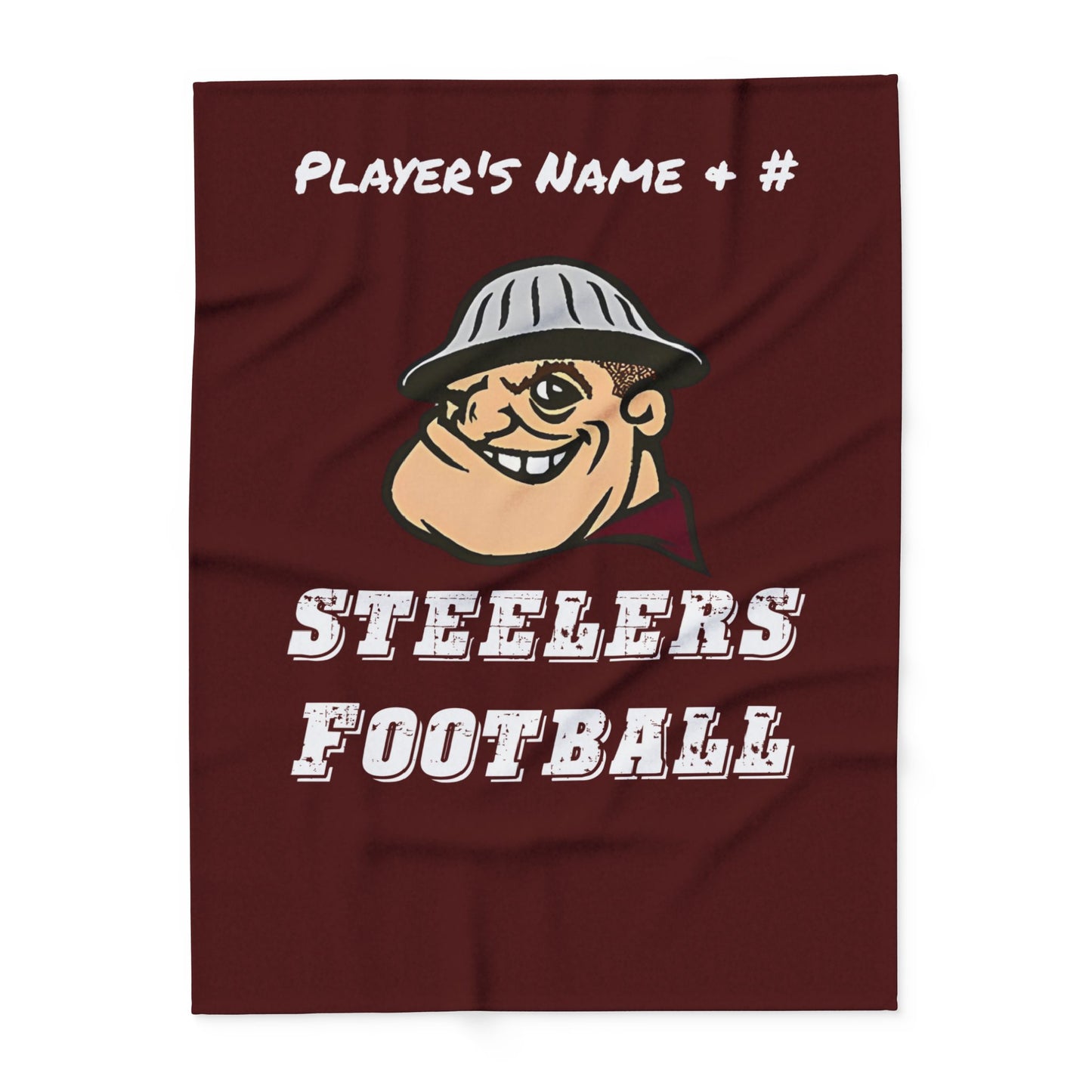 Personalized Steelers Fleece Blanket - Cool Dog Teez LLC