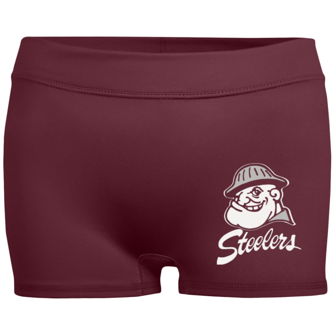 FoHi Ladies' Fitted Moisture-Wicking 2.5 inch Inseam Shorts - Cool Dog Teez LLC