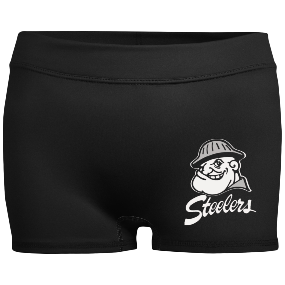 FoHi Ladies' Fitted Moisture-Wicking 2.5 inch Inseam Shorts - Cool Dog Teez LLC