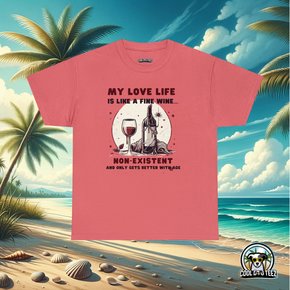 Aging Gracefully: Time Flies When You're a Fine Wine T-Shirt