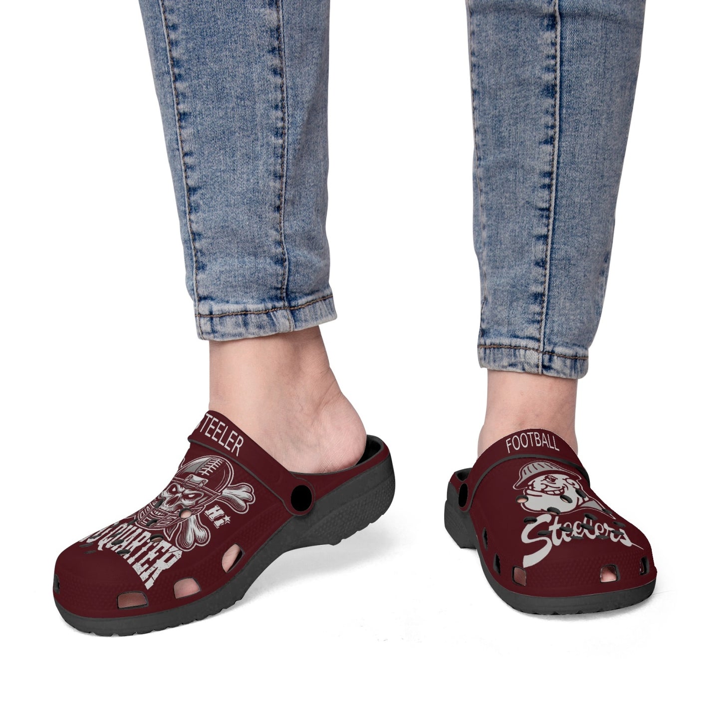 FoHi- No Quarter Black Clogs - Cool Dog Teez LLC