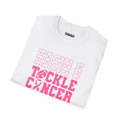 Fohi Tackle Cancer T-Shirt - Pink - Cool Dog Teez LLC