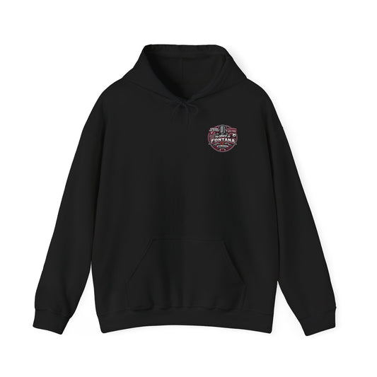 Voice of Fontana Hoodie — Vintage Radio Logo Sweatshirt