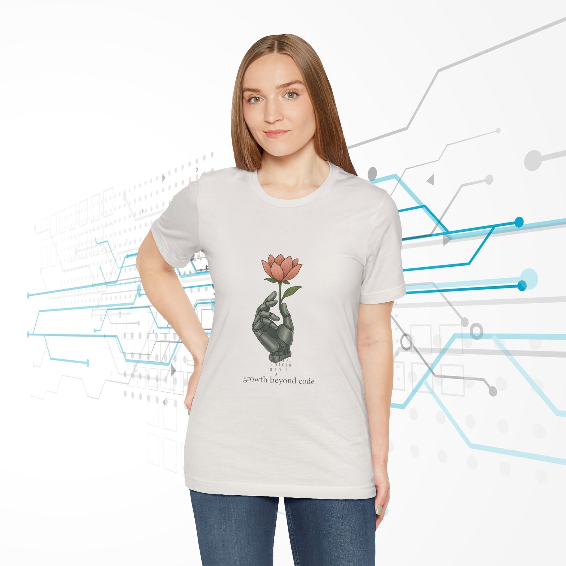 Tech Bloom | Growth Beyond Code Tee - Cool Dog Teez LLC