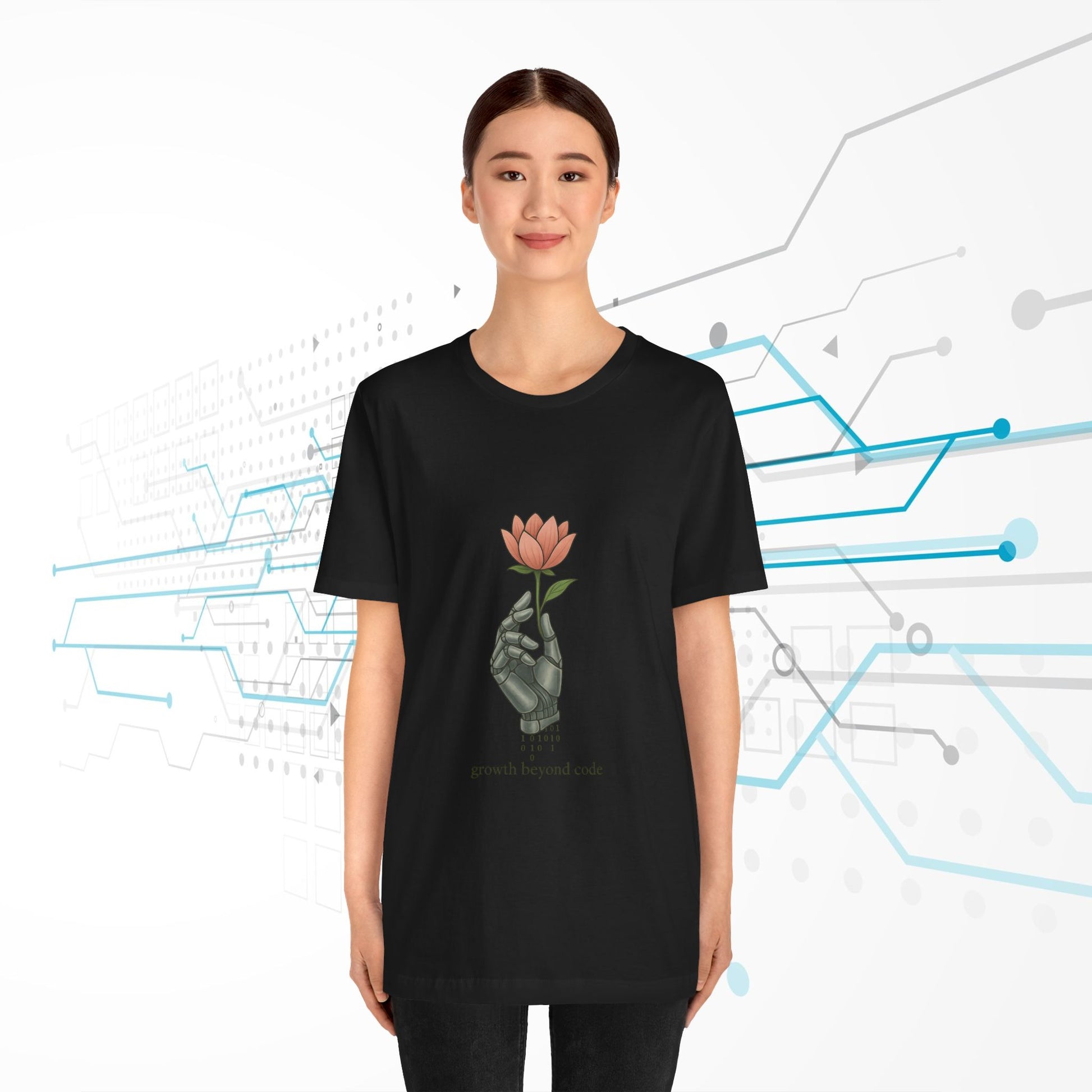 Tech Bloom | Growth Beyond Code Tee - Cool Dog Teez LLC