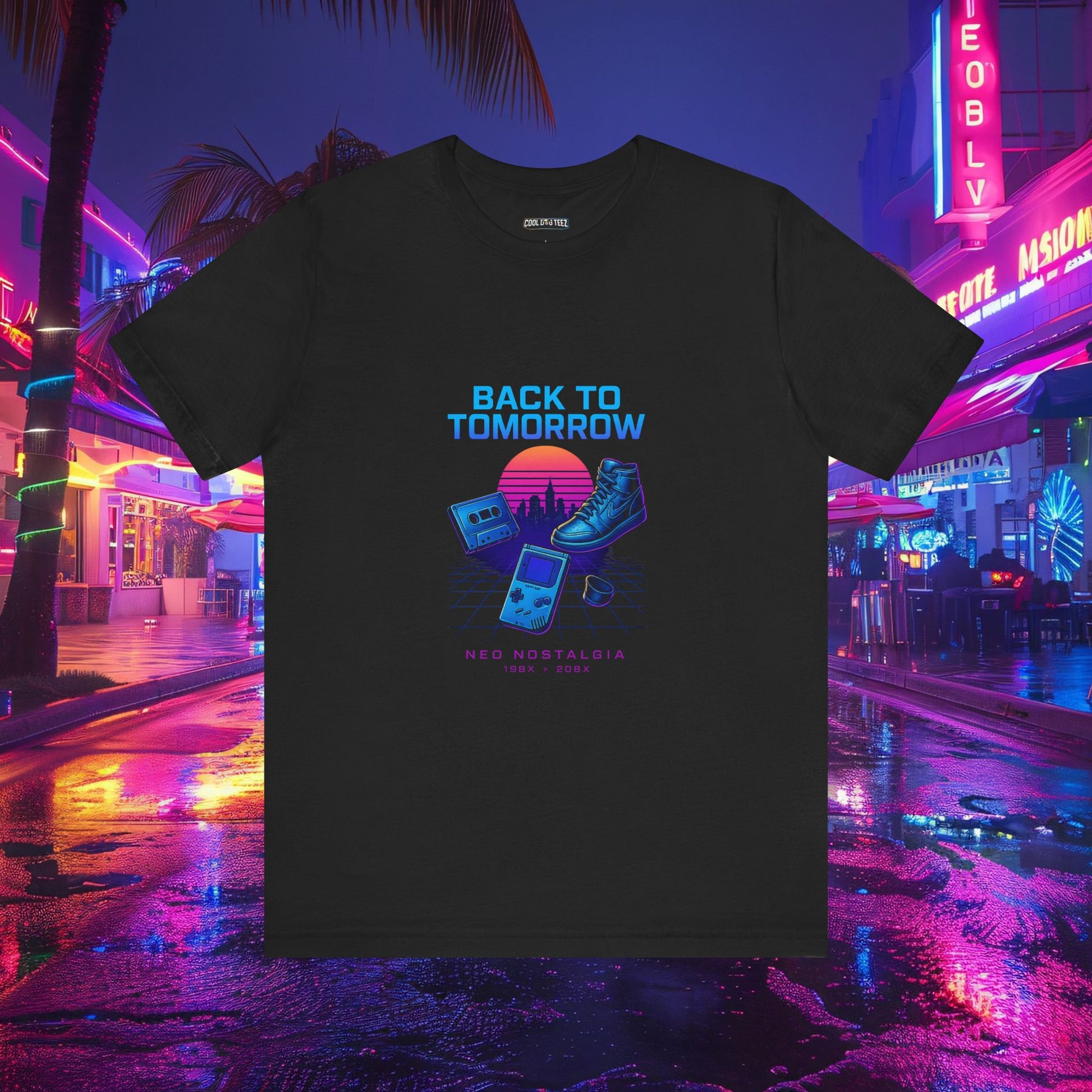 Neo Nostalgia — Back to Tomorrow T-Shirt - Cool Dog Teez LLC