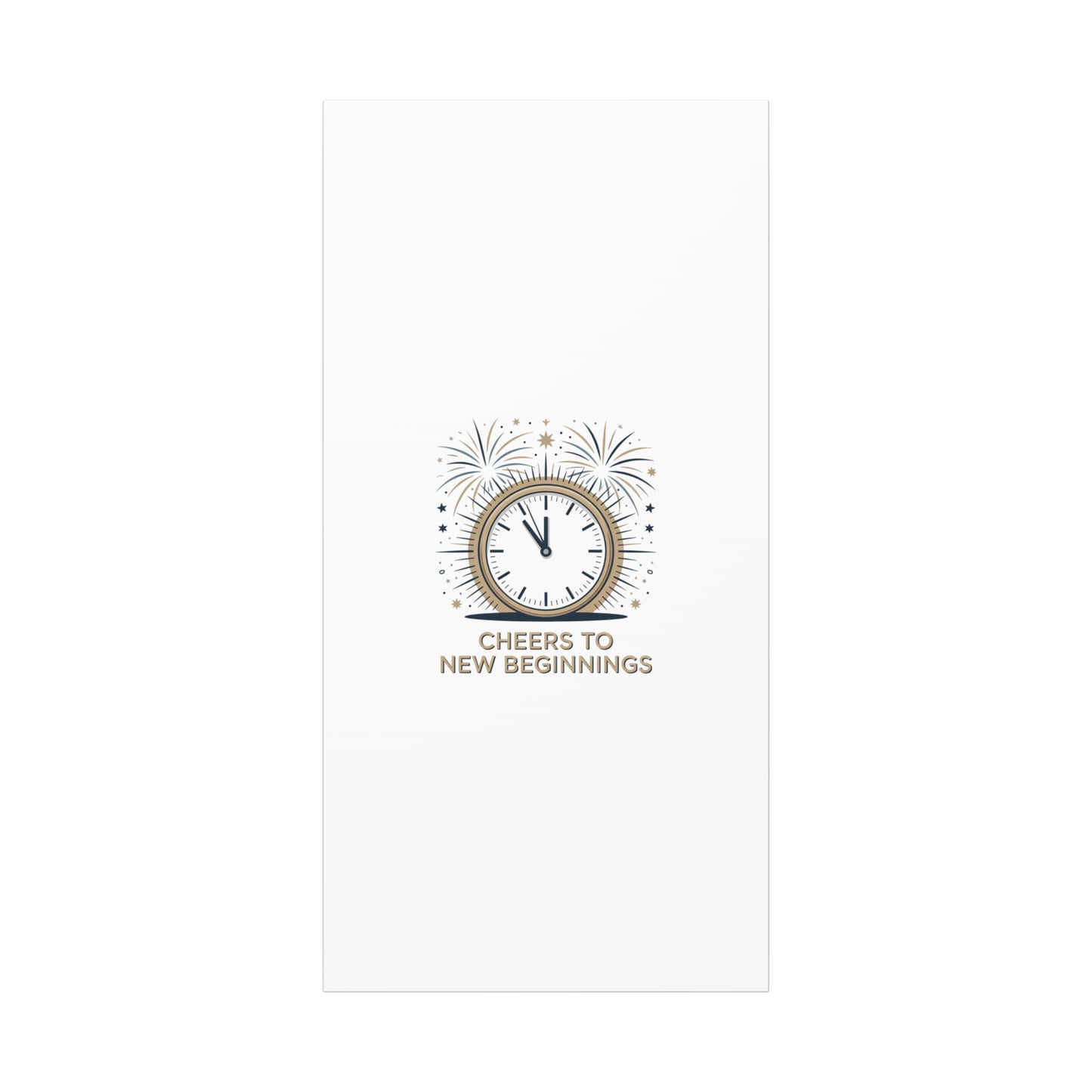 Cheers to New Beginnings Canvas | 2026 goals, new year motivation - Cool Dog Teez LLC