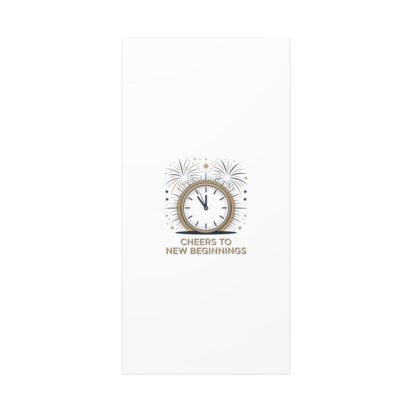 Cheers to New Beginnings Canvas | 2026 goals, new year motivation - Cool Dog Teez LLC