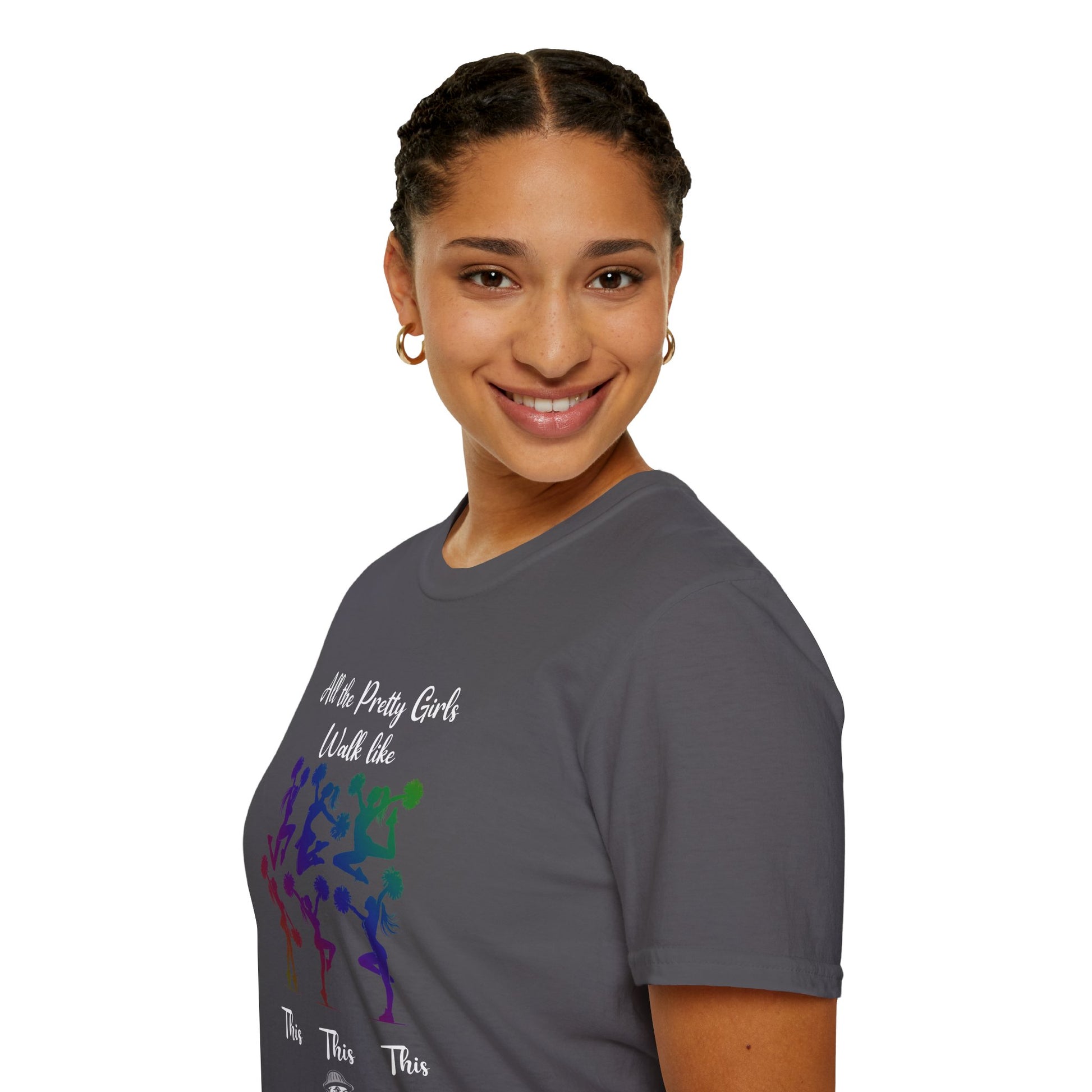 Fohi Cheer Pretty Girls T-Shirt - Cool Dog Teez LLC