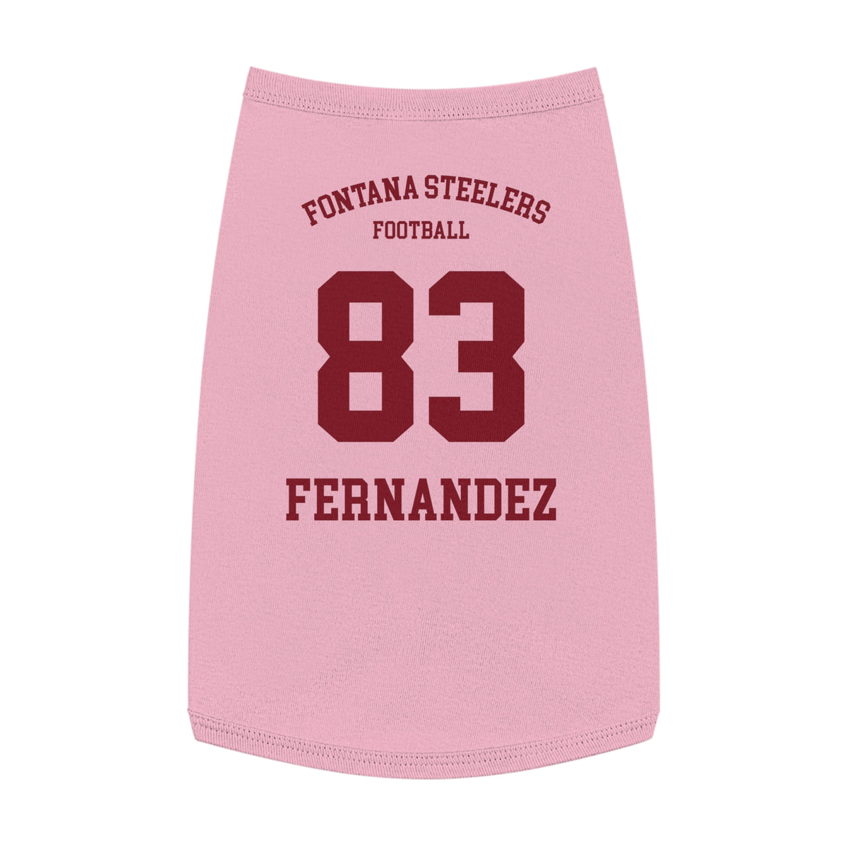 FOHI Steelers Personalized Dog Sports Tank – Custom Sport, First Name & Last Name - Cool Dog Teez LLC