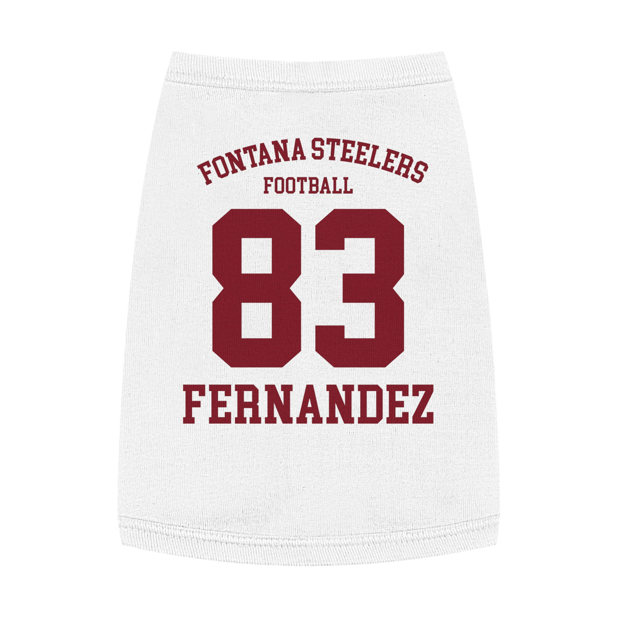 FOHI Steelers Personalized Dog Sports Tank – Custom Sport, First Name & Last Name - Cool Dog Teez LLC