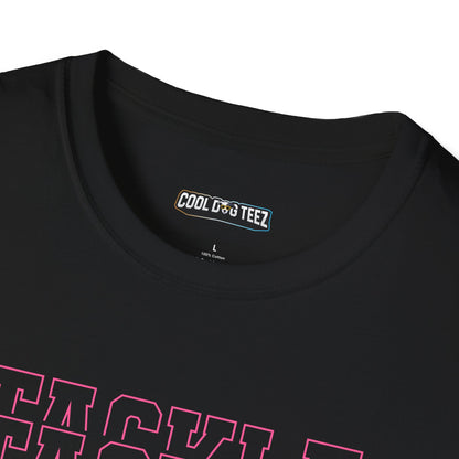 Fohi Tackle Cancer T-Shirt - Pink - Cool Dog Teez LLC
