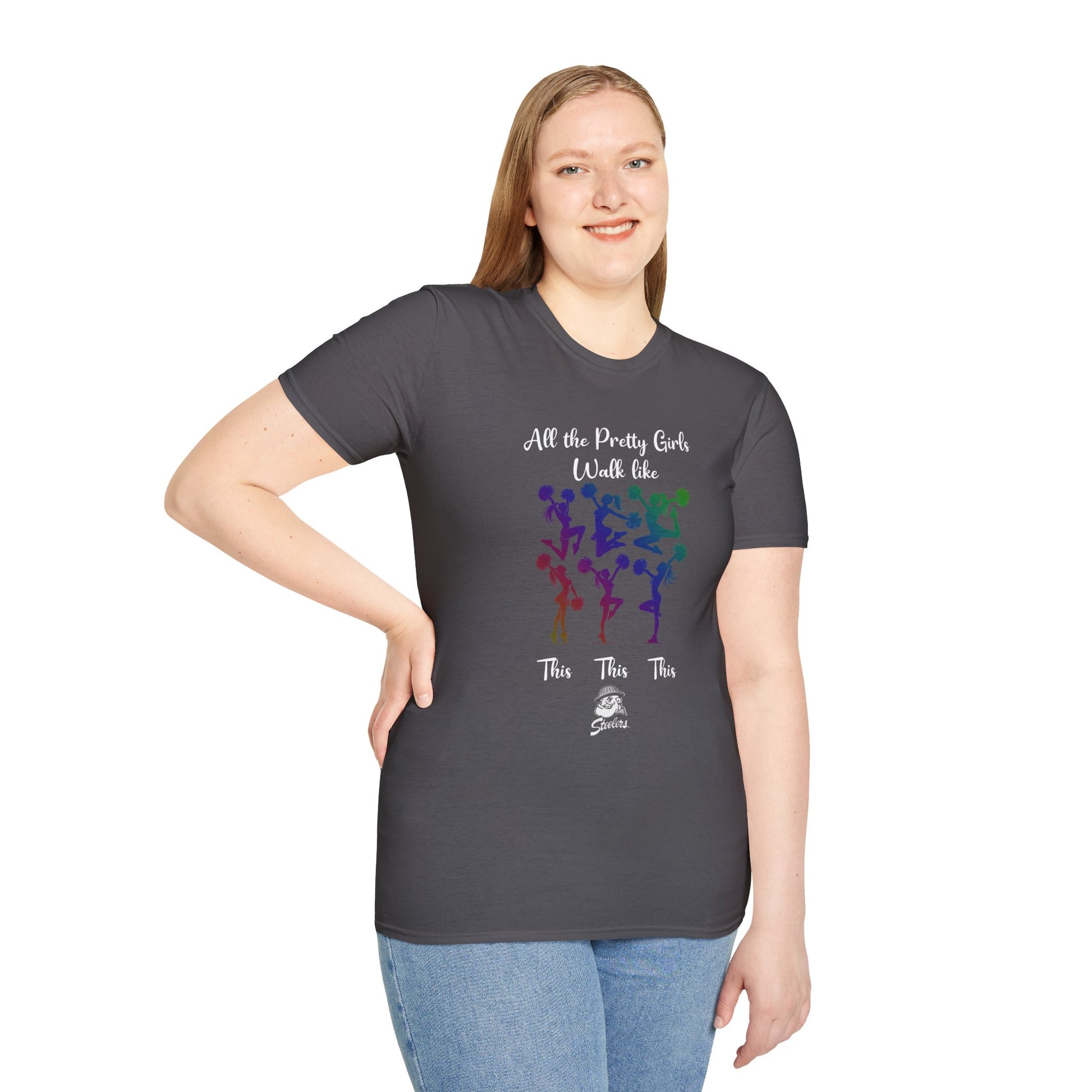 Fohi Cheer Pretty Girls T-Shirt - Cool Dog Teez LLC