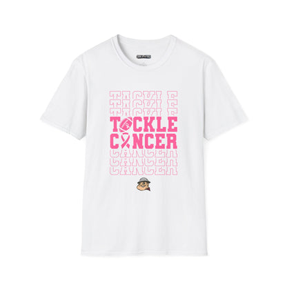 Fohi Tackle Cancer T-Shirt - Pink - Cool Dog Teez LLC
