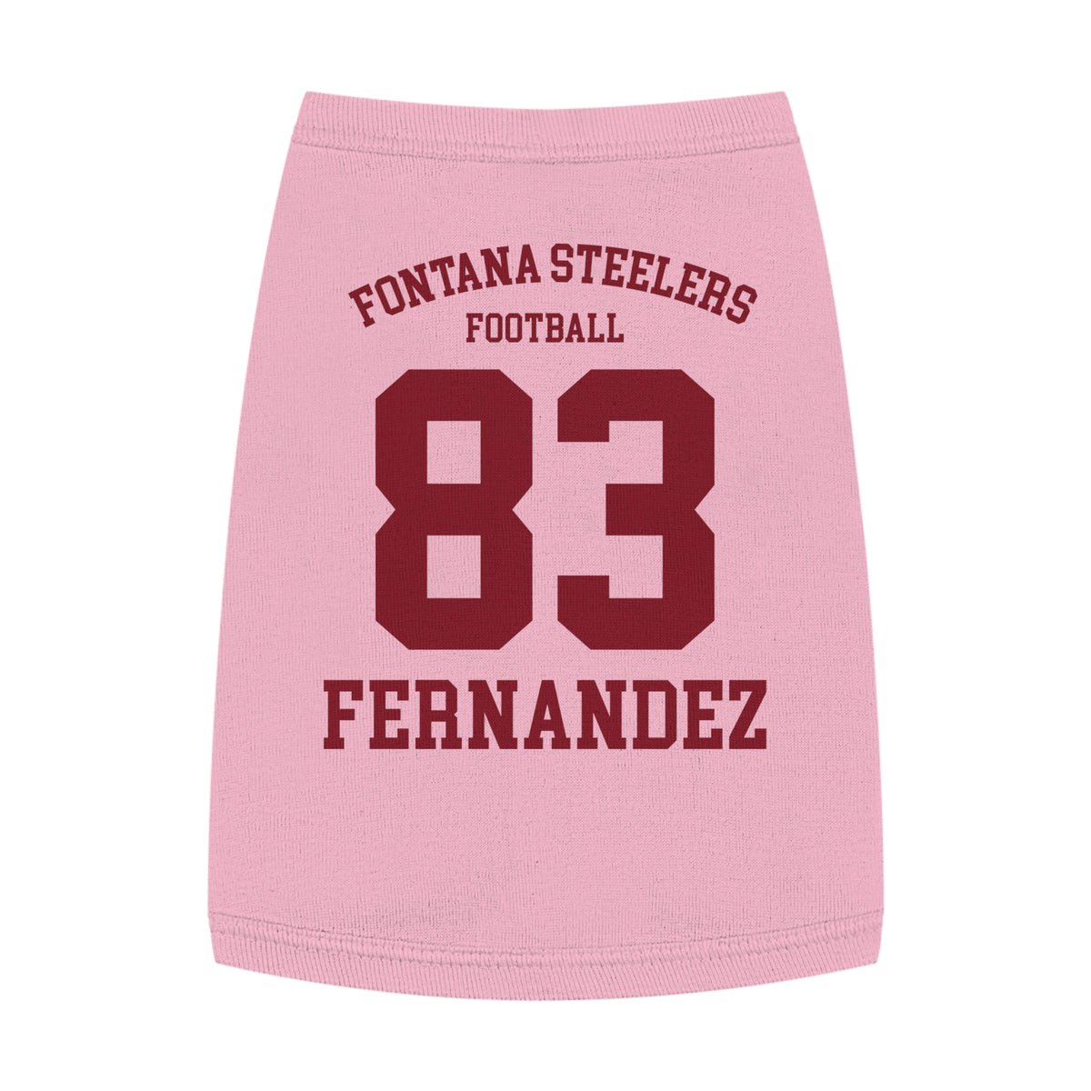 FOHI Steelers Personalized Dog Sports Tank – Custom Sport, First Name & Last Name - Cool Dog Teez LLC