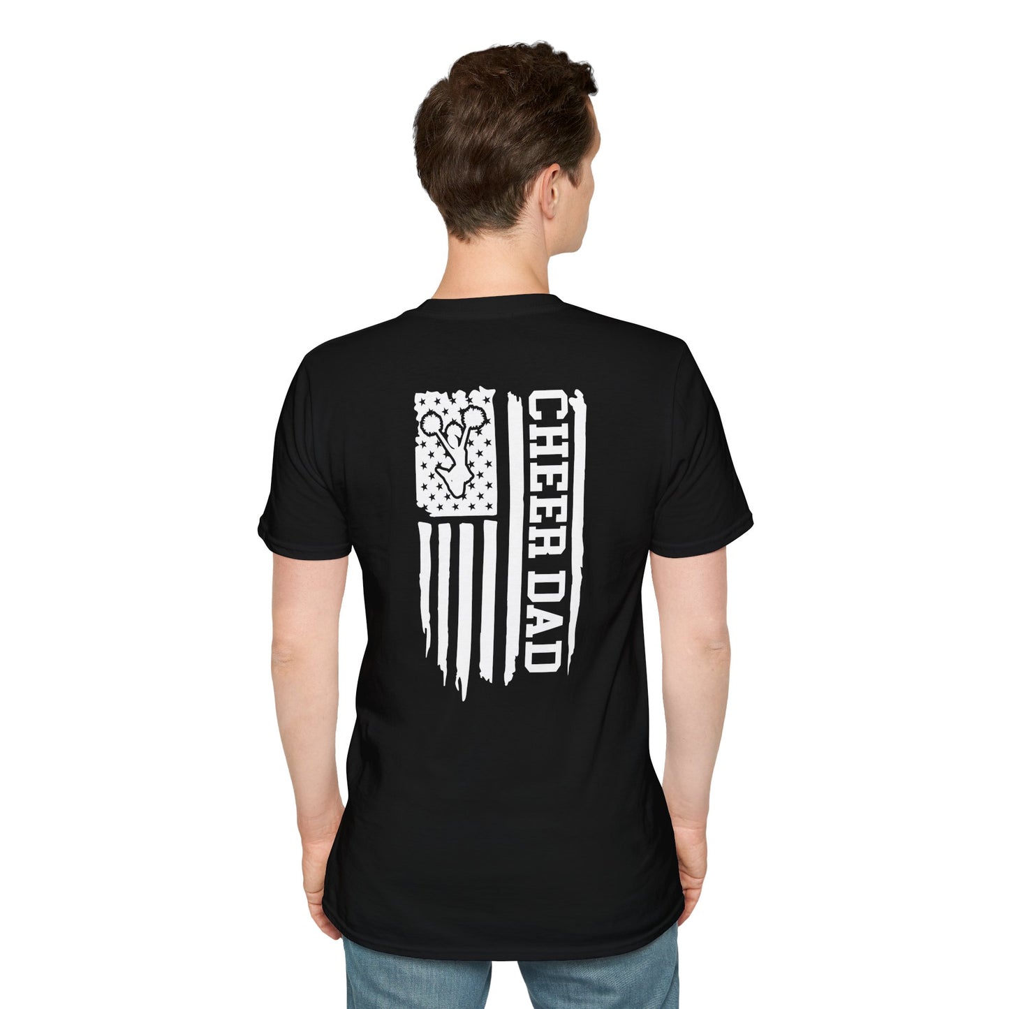 Fohi Cheer Dad Flag 2 T-Shirt - Cool Dog Teez LLC
