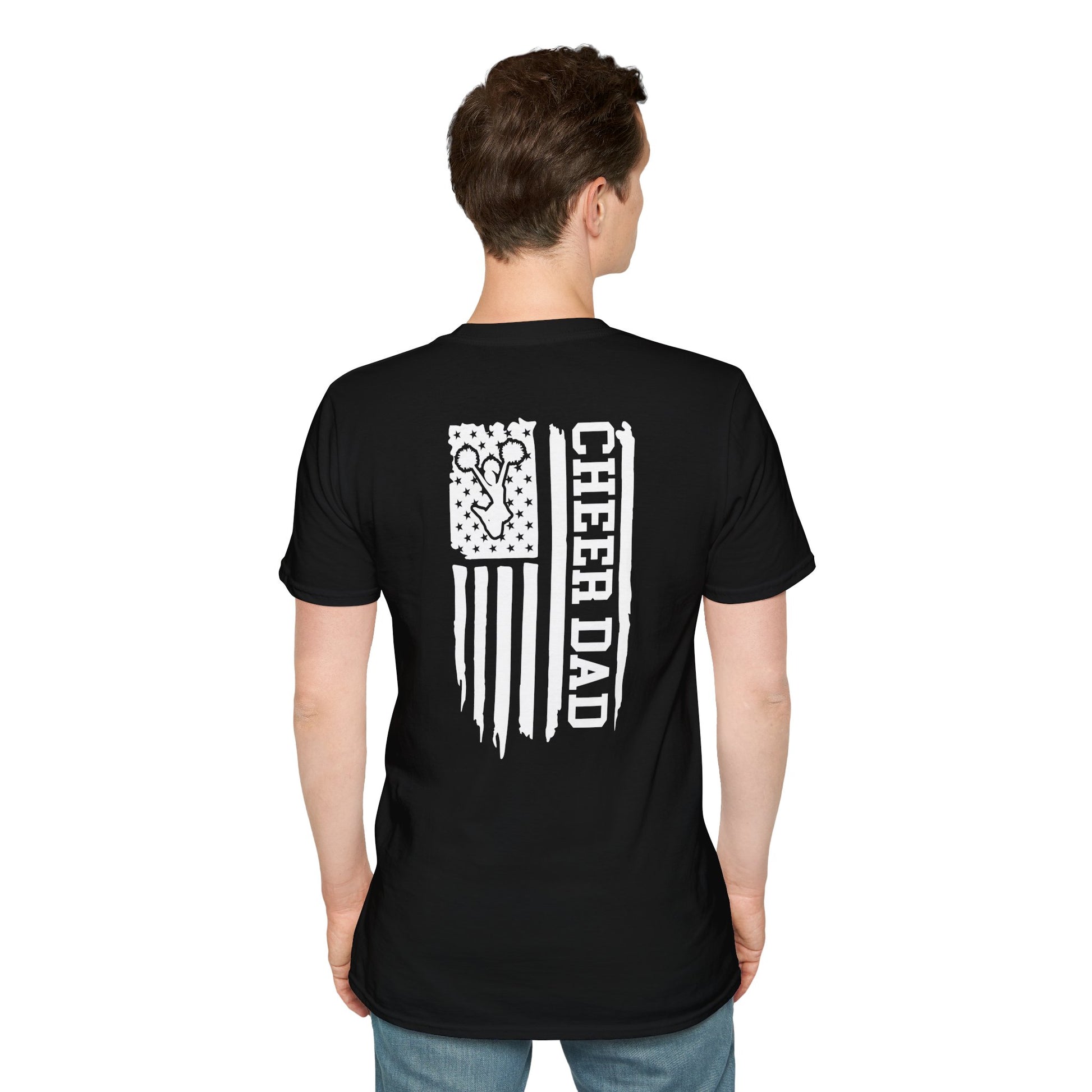 Fohi Cheer Dad Flag 2 T-Shirt - Cool Dog Teez LLC