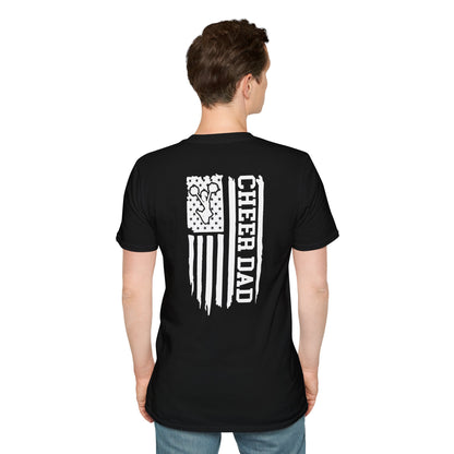 Fohi Cheer Dad Flag 2 T-Shirt - Cool Dog Teez LLC