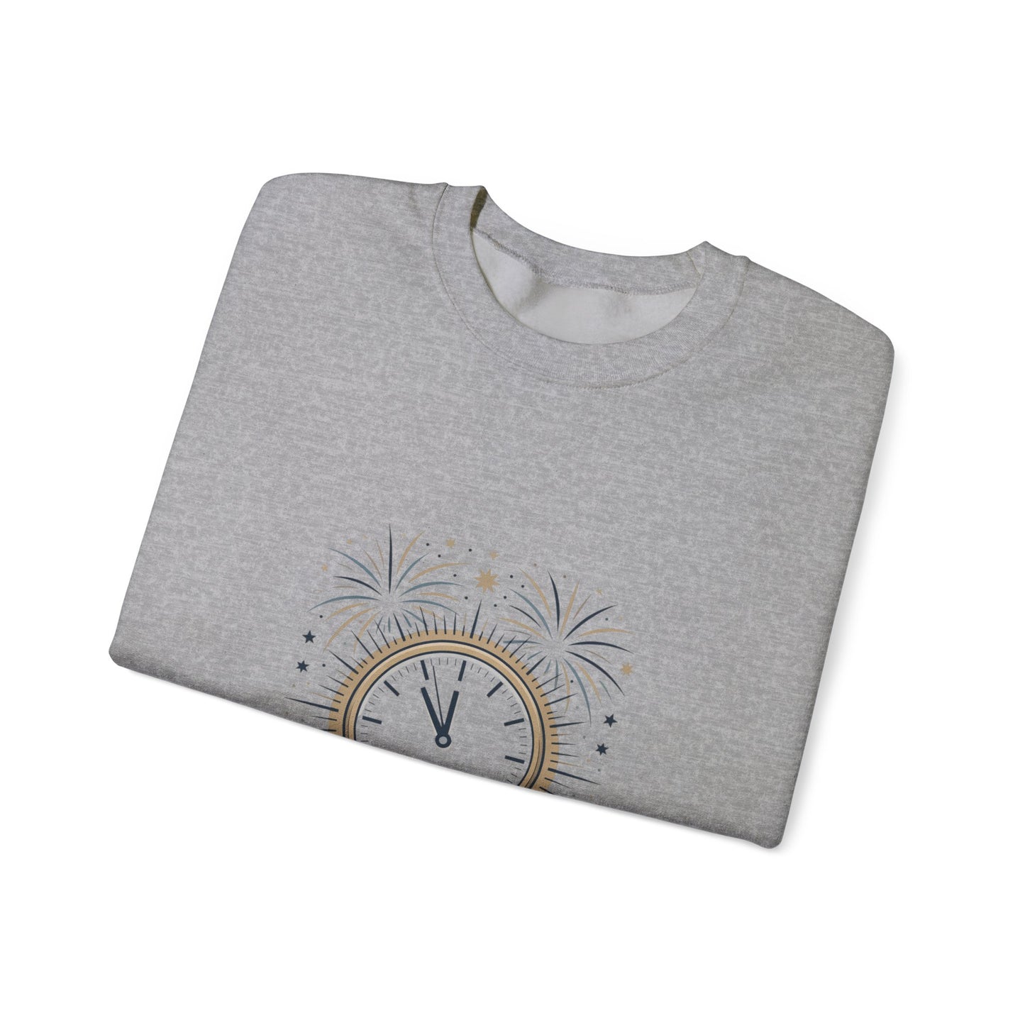 Cheers to New Beginnings Crewneck Sweatshirt | 2026 goals, new year motivation - Cool Dog Teez LLC