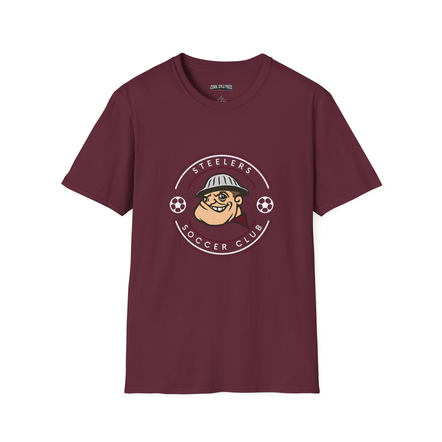 Steelers Soccer Club Vintage Tee – Unisex Softstyle T-Shirt - Cool Dog Teez LLC