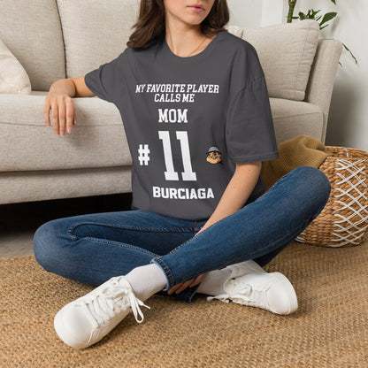 Personalized Football Family T-Shirt – Custom Mom Dad Grandma Player Number & Last Name Tee
