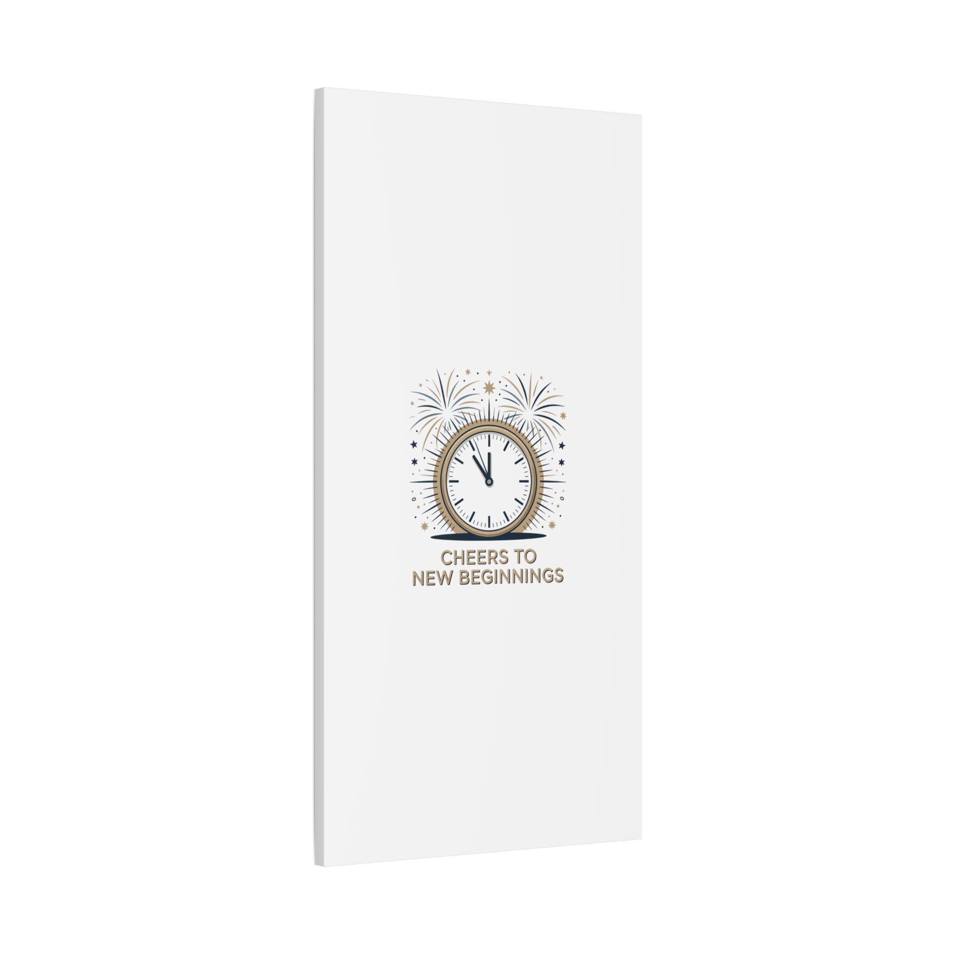 Cheers to New Beginnings Canvas | 2026 goals, new year motivation - Cool Dog Teez LLC