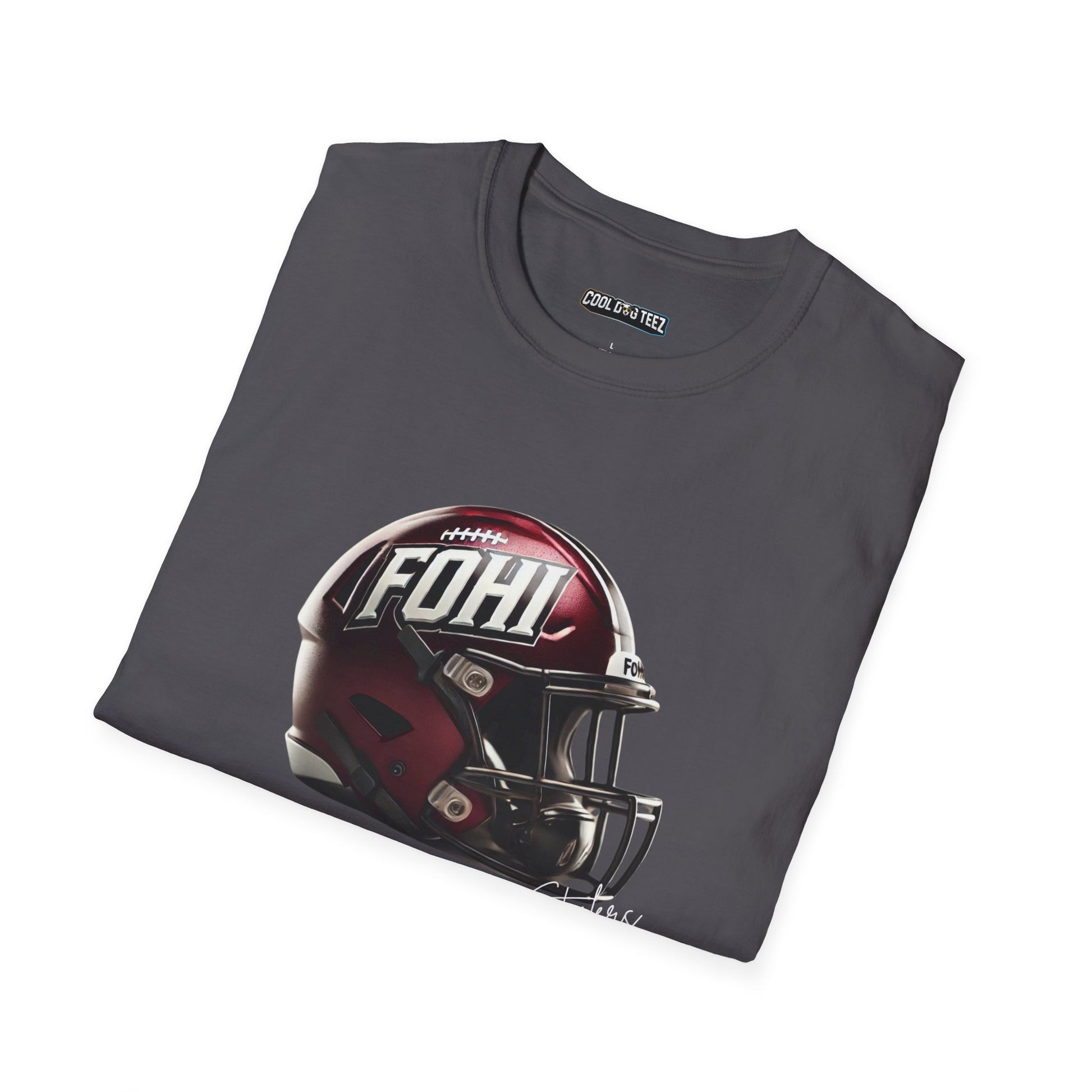 FoHi Steelers Football T-Shirt – Classic Helmet Design - Cool Dog Teez LLC
