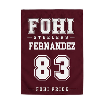 🏈 FOHI Steelers Personalized Player Flag - Cool Dog Teez LLC