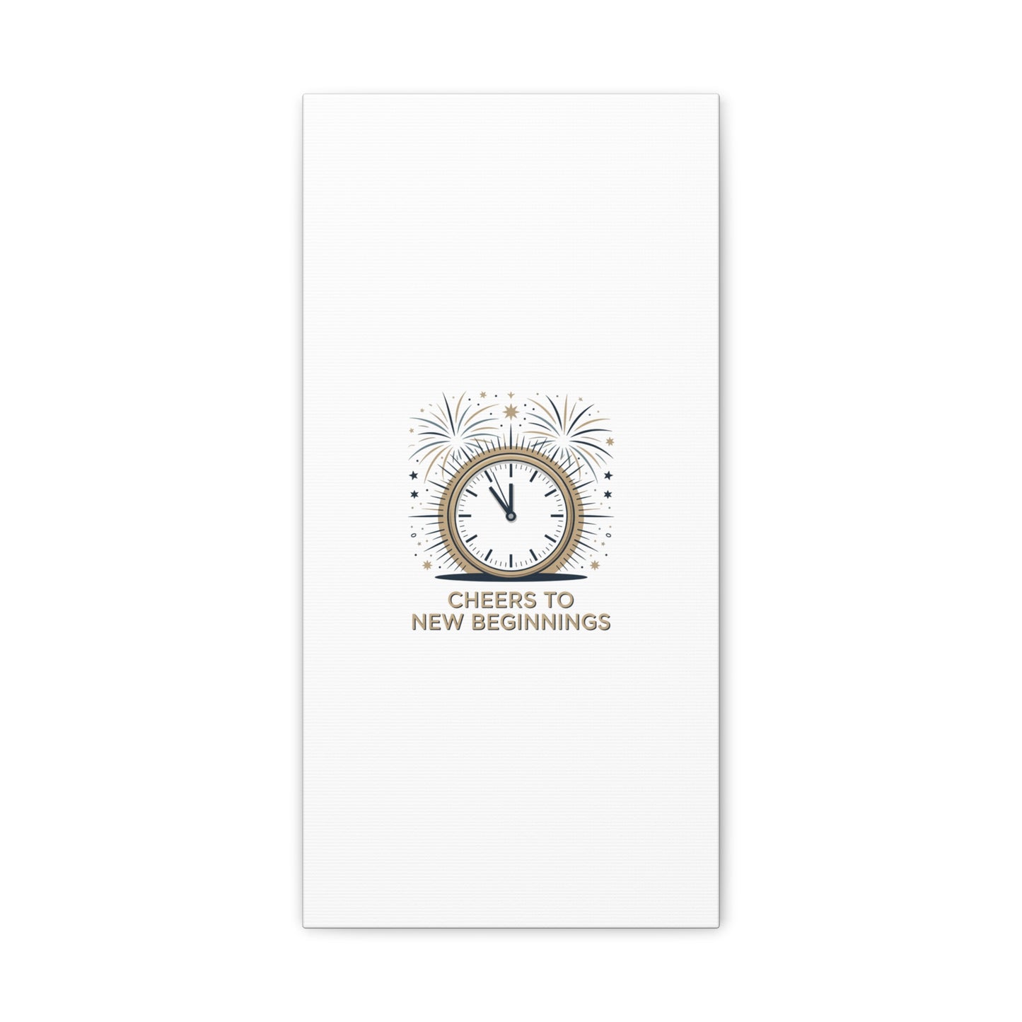 Cheers to New Beginnings Canvas | 2026 goals, new year motivation - Cool Dog Teez LLC