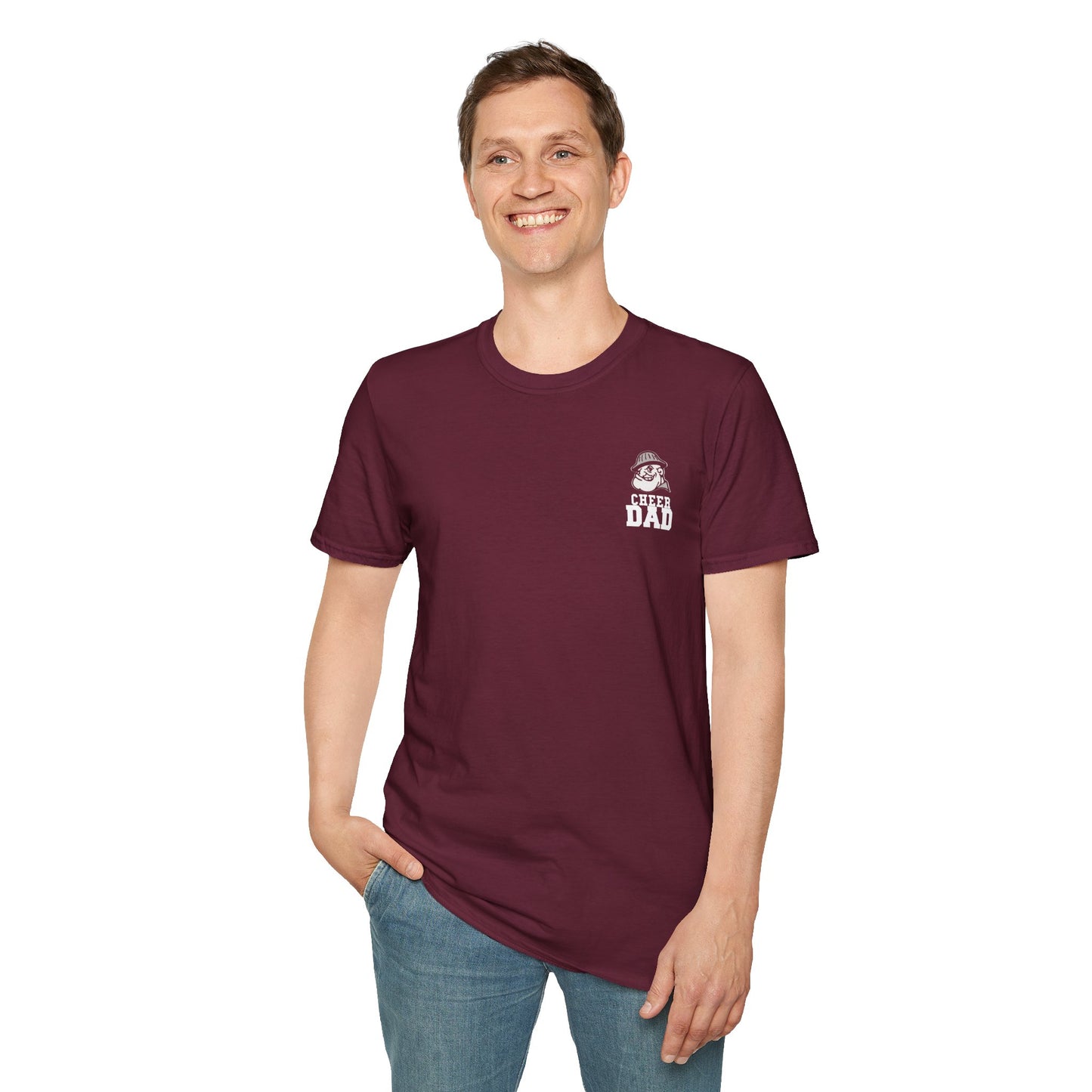 Fohi Cheer Dad Flag 2 T-Shirt - Cool Dog Teez LLC