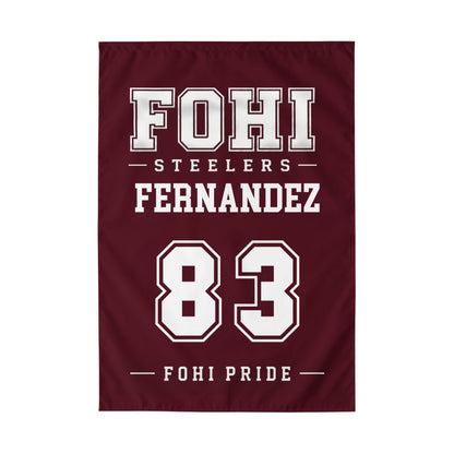 🏈 FOHI Steelers Personalized Player Flag - Cool Dog Teez LLC