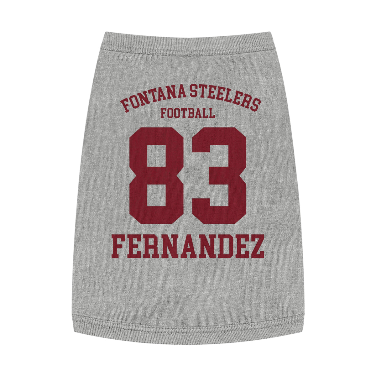 FOHI Steelers Personalized Dog Sports Tank – Custom Sport, First Name & Last Name - Cool Dog Teez LLC