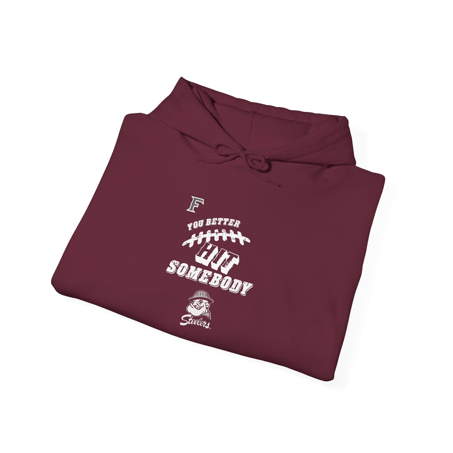 YOU BETTER HIT SOMEBODY Hooded Sweatshirt - Cool Dog Teez LLC