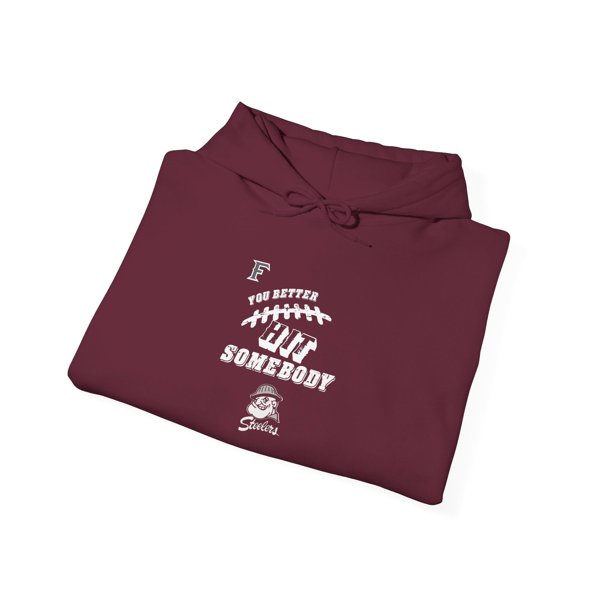YOU BETTER HIT SOMEBODY Hooded Sweatshirt - Cool Dog Teez LLC
