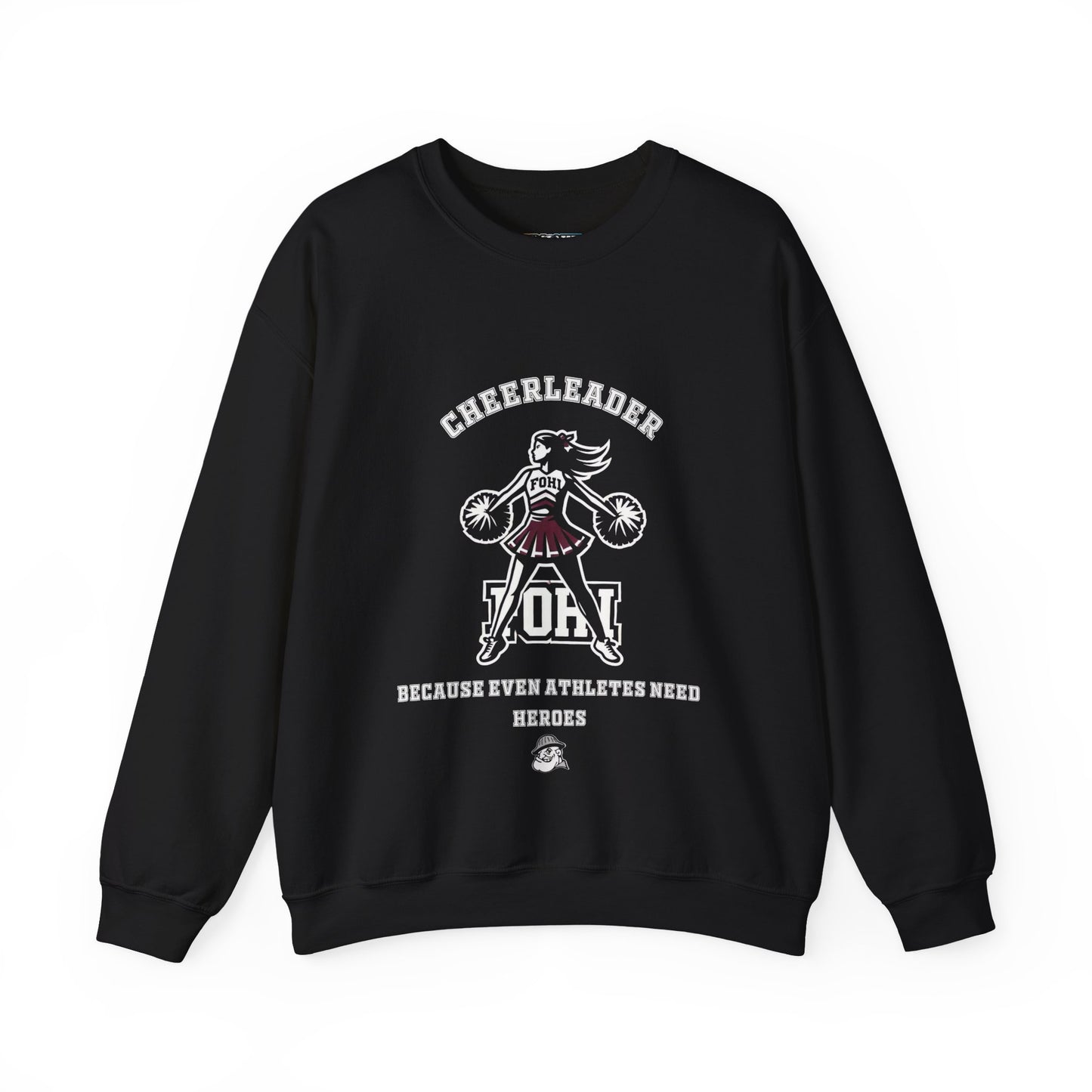 Fohi Cheer Heroes Crewneck Sweatshirt - Cool Dog Teez LLC