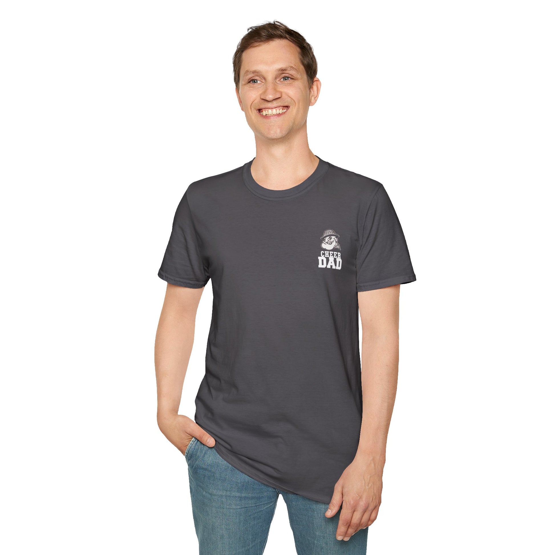 Fohi Cheer Dad Flag 2 T-Shirt - Cool Dog Teez LLC