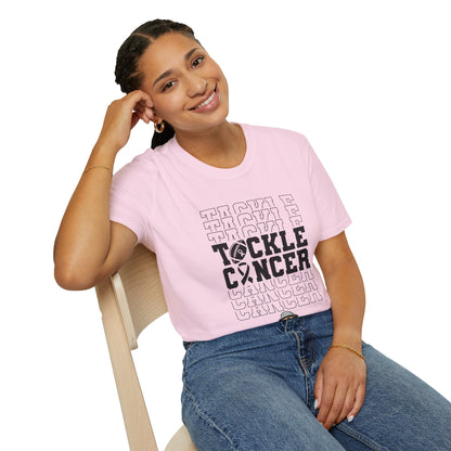 Fohi Tackle Cancer T-Shirt - Black Font - Cool Dog Teez LLC