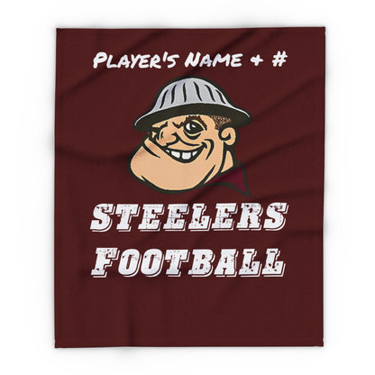 Personalized Steelers Fleece Blanket - Cool Dog Teez LLC